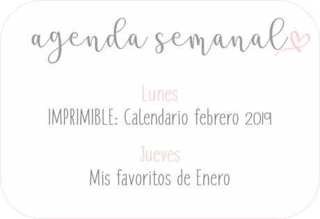Agenda Semanal 28/01 - 3/02 Agenda Semanal 28/01 - 3/02