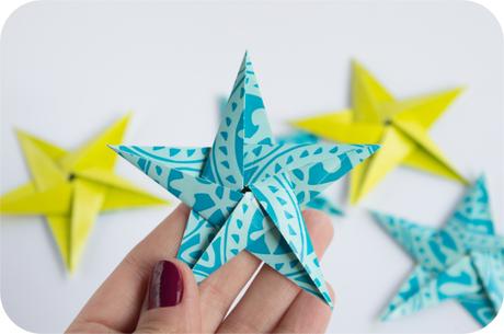 DIY: Estrellas de origami