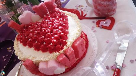 Tarta para San Valentín