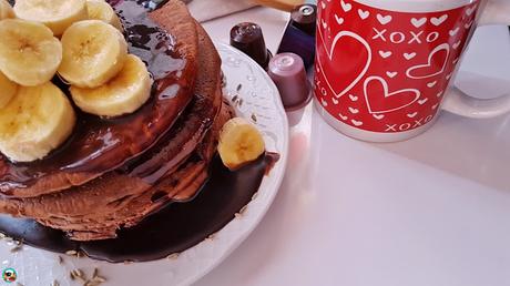 Pancake de chocolate