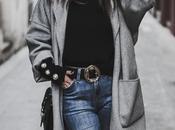 style: grey coat