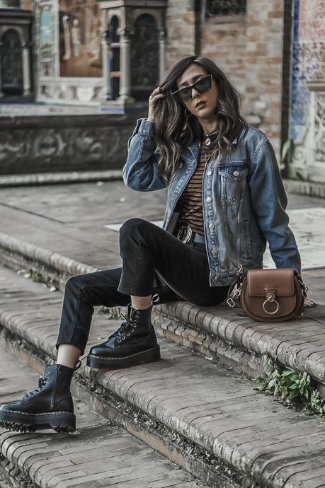 HOW TO STYLE: DENIM JACKET+ DR MARTENS JADON HOW TO STYLE: DENIM JACKET+ DR MARTENS JADON