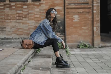 HOW TO STYLE: DENIM JACKET+ DR MARTENS JADON dr martens jadon
