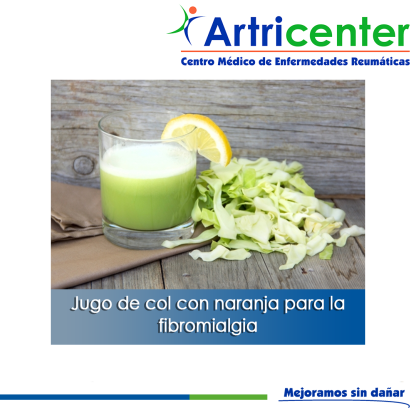 Artricenter: Jugo de col con naranja para la fibromialgia