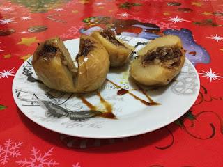 MANZANAS RELLENAS ASADAS EN OLLA GM Y TRADICIONAL