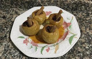MANZANAS RELLENAS ASADAS EN OLLA GM Y TRADICIONAL