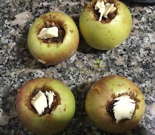 MANZANAS RELLENAS ASADAS EN OLLA GM Y TRADICIONAL