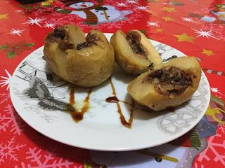 MANZANAS RELLENAS ASADAS EN OLLA GM Y TRADICIONAL
