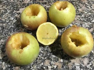 MANZANAS RELLENAS ASADAS EN OLLA GM Y TRADICIONAL