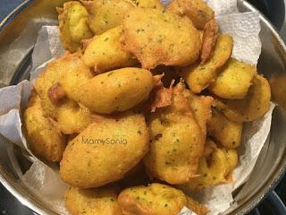 BUÑUELOS DE BACALAO Y GAMBAS EN THERMOMIX Y TRADICIONAL