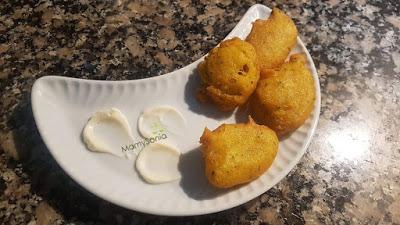 BUÑUELOS DE BACALAO Y GAMBAS EN THERMOMIX Y TRADICIONAL