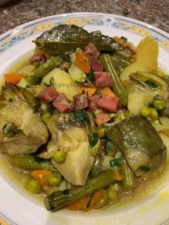 MENESTRA DE ALCACHOFAS TRADICIONAL Y EN OLLA GM