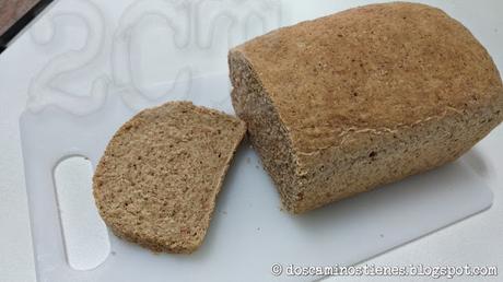 (Pan Casero) Pan integral (sin MM) de espelta y trigo (Nº 2) (Pan Casero) Pan integral (sin MM) de espelta y trigo (Nº 2)