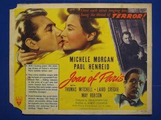 JOANA DE PARÍS (Joan of Paris) (USA, 1942) Bélica, Intriga
