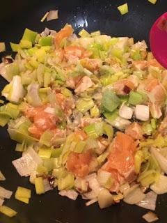 QUICHE DE POLLO CON PUERROS Y CURRY QUICHE DE POLLO CON PUERROS Y CURRY