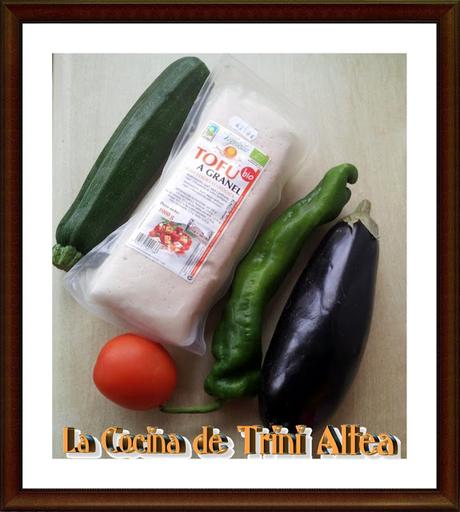 LASAÑA DE VERDURAS CON TOFU Y BECHAMEL CON BEBIDA DE SOJA