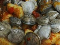 HABICHUELAS CON SEPIA Y ALMEJAS