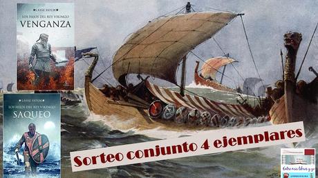 Sorteo conjunto pack Los hijos del rey vikingo de Lasse Holm