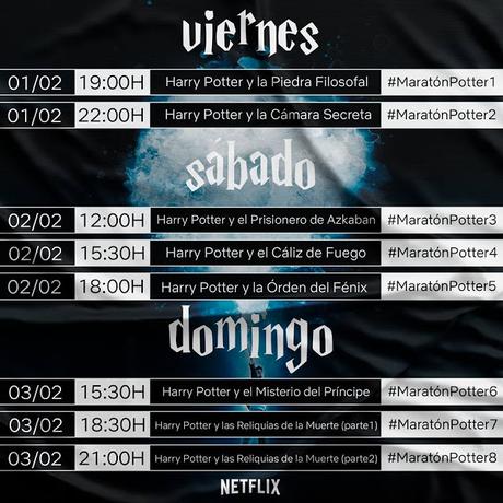 Harry potter llegó a Netflix