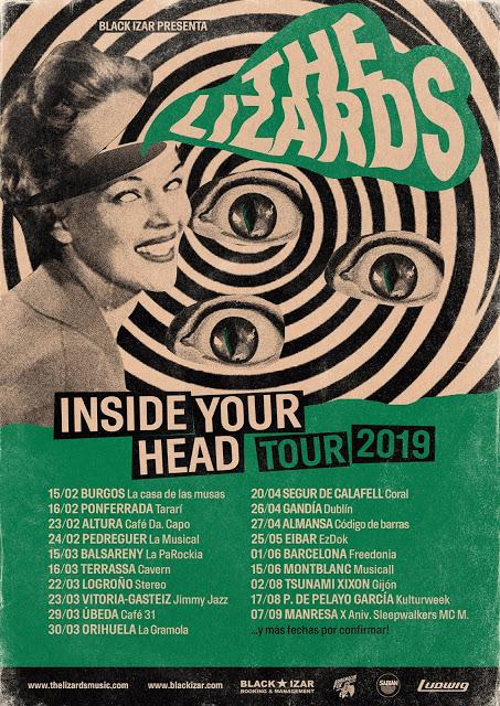 The Lizards sudarán rock en la gira de presentación de su nuevo disco The Lizards sudarán rock en la gira de presentación de su nuevo disco