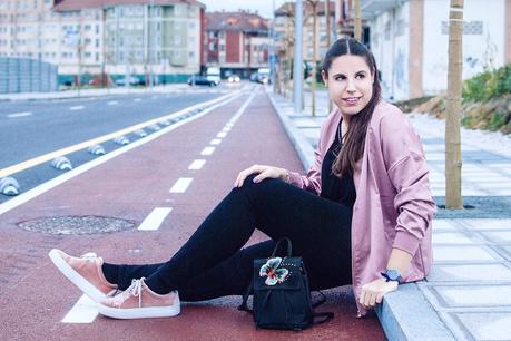 Back to 1985 with my pink bomber - Hunkemöller ❤