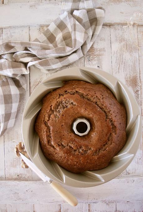 Bundt Cake de Nata y Nueces {y un sirope chispeante} #Asaltablogs