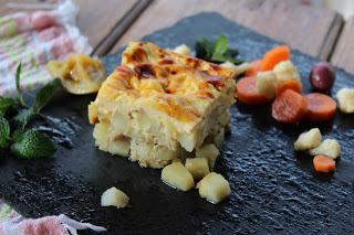 Musaka con carne picada y patatas