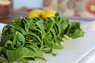 Ensalada de acelga cocida