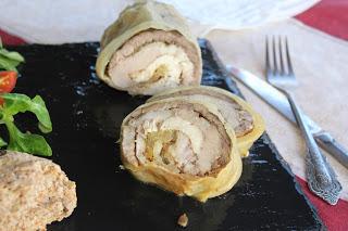 Rollitos de col rellenos de carne de ternera, cerdo y pechuga de pollo Rollitos de col rellenos de carne de ternera, cerdo y pechuga de pollo