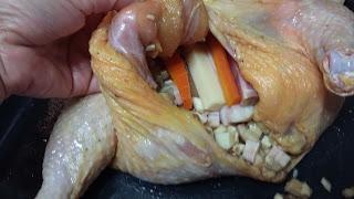 Pularda rellena Pularda rellena