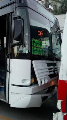 IMPACTA AUTOBÚS A UNIDAD DEL MEXIBÚS EN TLALNEPANTLA