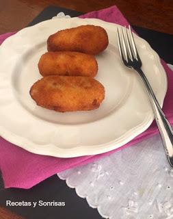 CROQUETAS DE JAMÓN Y ATÚN CROQUETAS DE JAMÓN Y ATÚN