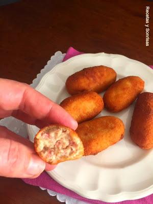 CROQUETAS DE JAMÓN Y ATÚN