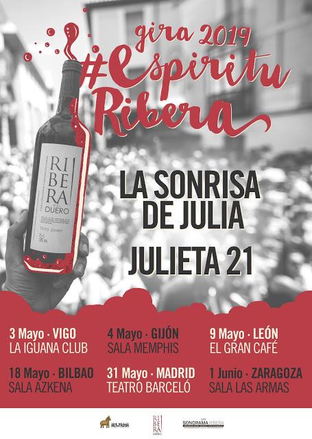 La Sonrisa de Julia y Julieta 21, protagonistas de la gira Espíritu Ribera 2019