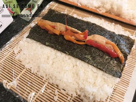 California rolls, Chicken roll