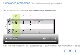 Portal de ejercicios y recursos de música