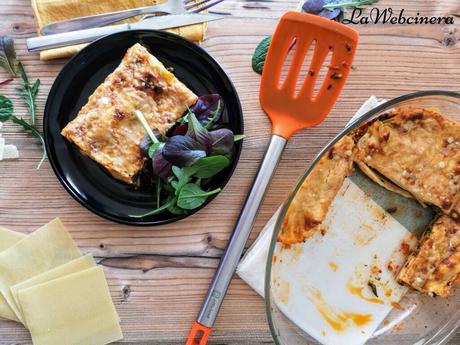 Canelones de espinacas y pesto calabrese Canelones de espinacas y pesto calabrese