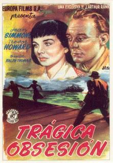 TRÁGICA OBSESIÓN (The Clouded Yellow) (Gran Bretaña (G.B.); 1951) Intriga, Policiaco