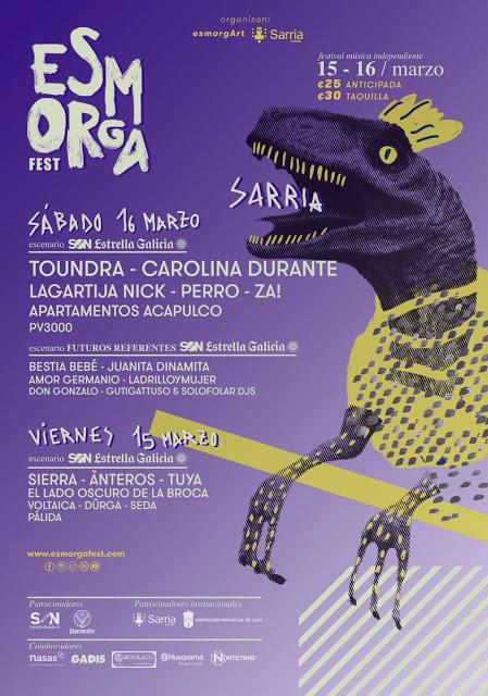 Toundra, Carolina Durante y Lagartija Nick encabezan el Esmorga Fest 2019 Toundra, Carolina Durante y Lagartija Nick encabezan el Esmorga Fest 2019