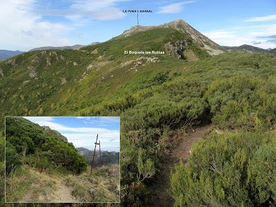 El Brañil.lín-La Carbazosa-Las Rubias-La Pena´l Barral-Cuitu Nigru