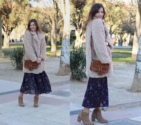 vestidos largos de flores marca polin et moi - fashion blogger