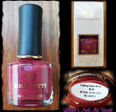 Manicura con Winter Light (peel-off) de Born Pretty Store