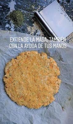 Scones con copos de avena y  olivas verdes