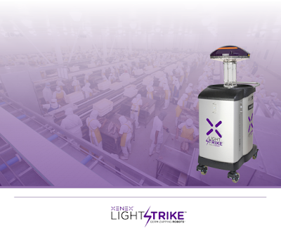 EL ROBOT LIGHTSTRIKE COMBATIRÁ LAS BACTERIAS EN DIFERENTES SECTORES DE LA INDUSTRIA