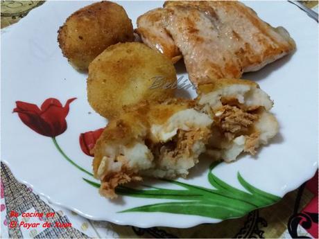 Croquetas de patata y atún