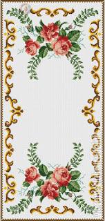 3.- Manteles a punto de cruz II