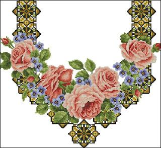 3.- Manteles a punto de cruz II