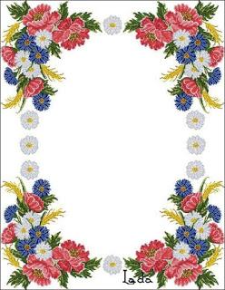 3.- Manteles a punto de cruz II