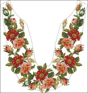 3.- Manteles a punto de cruz II