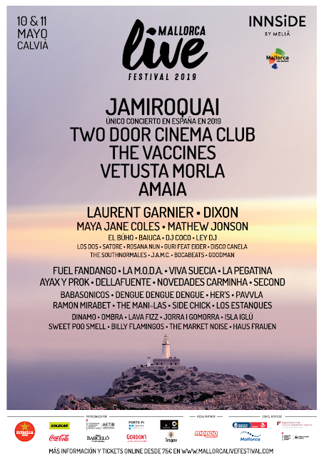 Mallorca Live Festival 2019 completa cartel con The Vacciones, Fuel Fandango, Second, Ramón Mirabet, Babasónicos...
